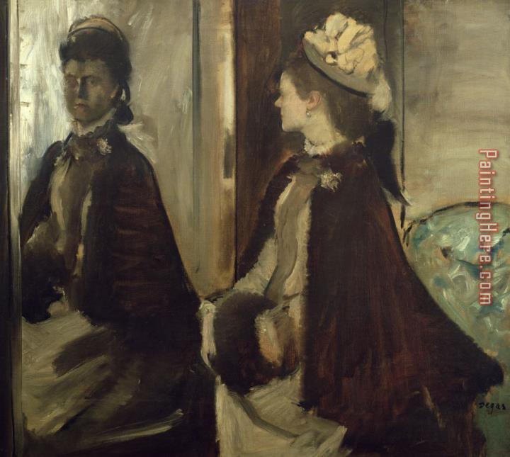 Edgar Degas Madame Jeantaud in the mirror